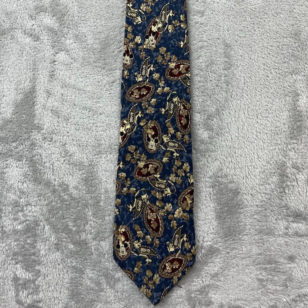 Disney Walt Disney World Mickey Mouse Men's Classic 100% Silk Neck Tie